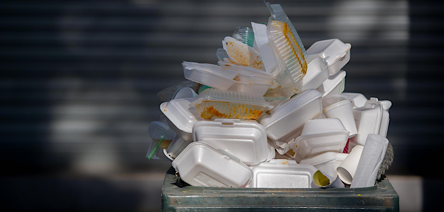 the prohibition against restaurants providing containers made from expanded polystyrene (Styrofoam) went into effect fully in 2026