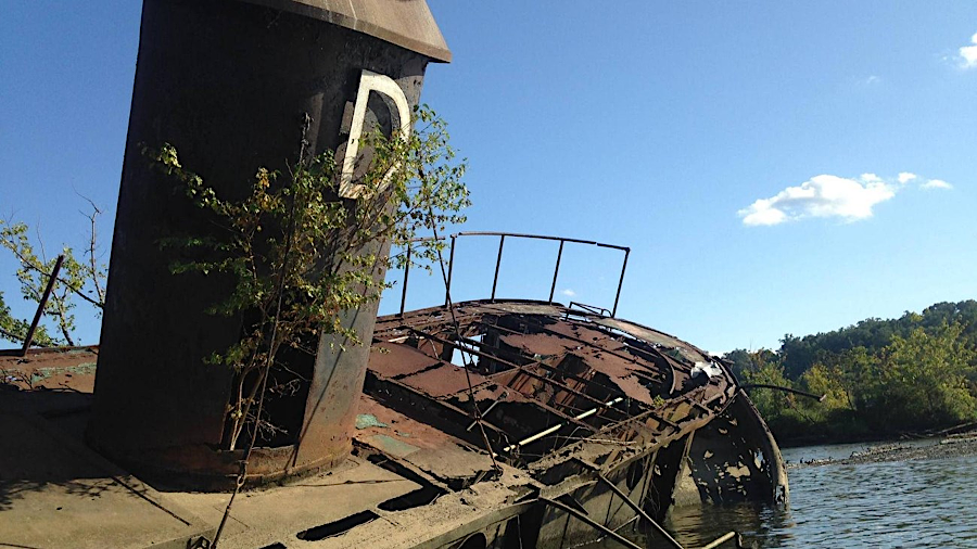 a site on the North Landing River next to the Chesapeake/Virginia Beach border has become a boat graveyard