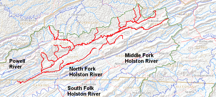 Clinch River  Tennessee River Valley