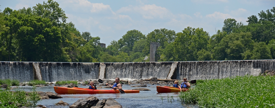 before removal in 2014, Harvell Dam was a barrier to fish trying to swim upstream