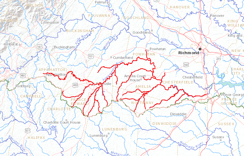 removing Harvell Dam opened 127 miles of habitat on the Appomattox River in Central Virginia