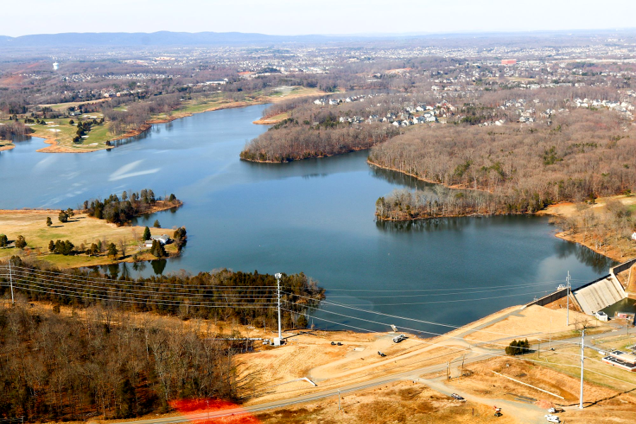 Lake Manassas and T. Nelson Elliott Dam