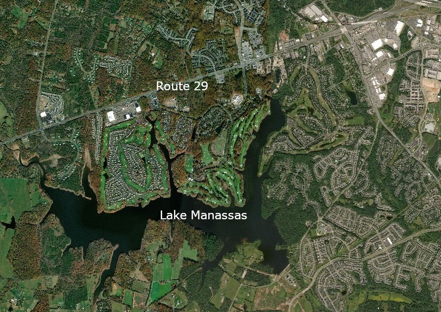Lake Manassas is located in Prince William County