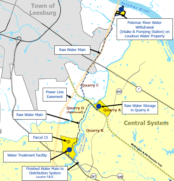 Loudoun County's off-stream reservoirs will be abandoned basalt quarries
