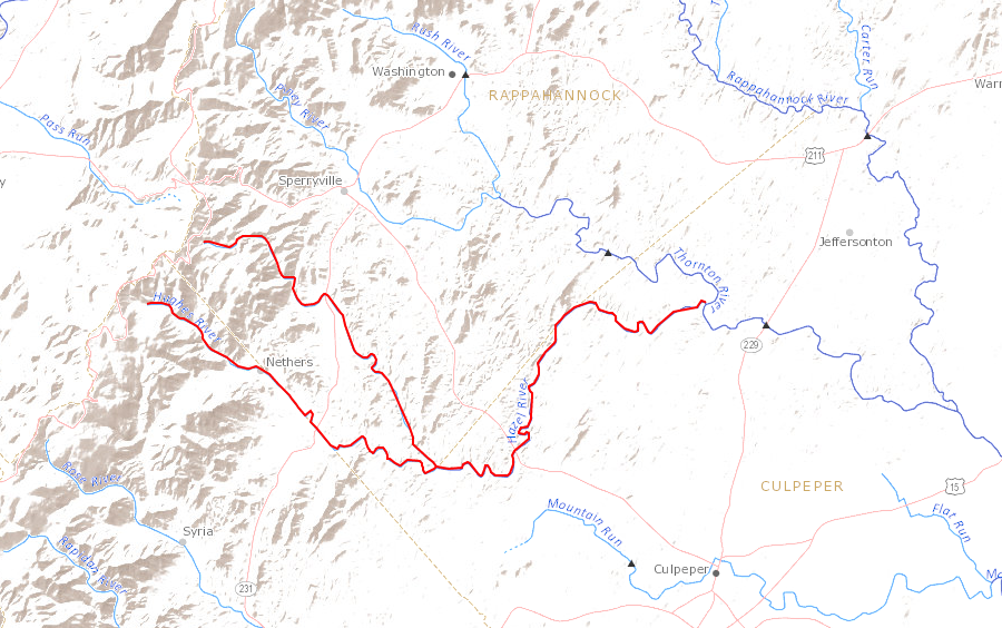 removing Monumental Mills Dam opened habitat on the Hazel River westward to the Blue Ridge