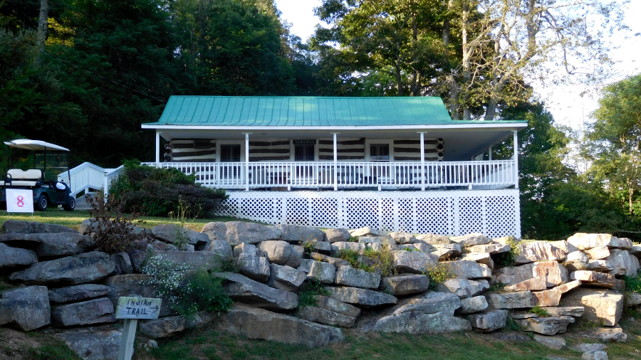 rental cabins at the Mountain Lake resort generate income for the Mary Moody Northen Endowment