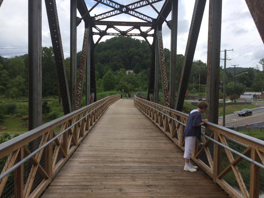the old Louisville and Nashville Railroad bridge at Appalachia closed in 1986, and is now part of the Powell River Trail