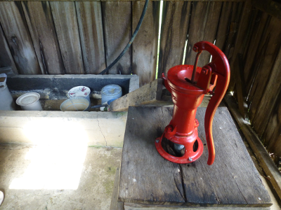 groundwater pumped to the surface for use in rural areas can be contaminated by waste from cattle, outhouses, or application of fertilizer/pesticide/herbicide on farm fields nearby