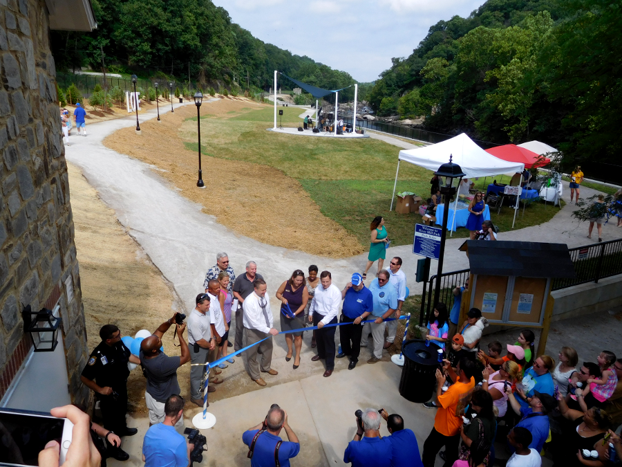 the old water treatment facilities on the Occoquan River were demolished (except for the underground storage tanks) and the site was opened as River Mill Park on July 30, 2016