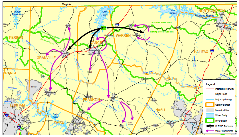 2009 proposal to export Roanoke River water to other river basins in North Carolina