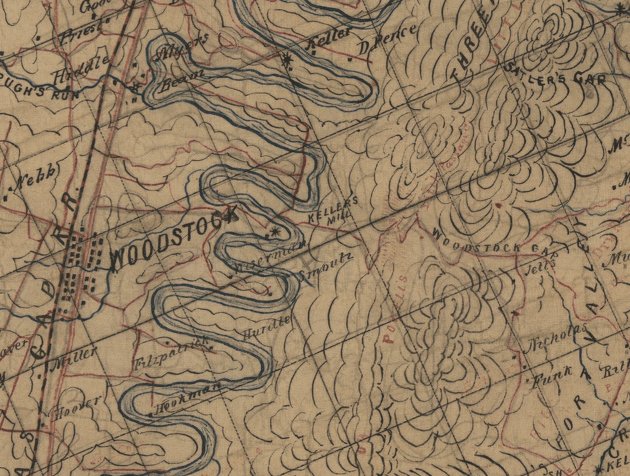 meanders of the South Fork, Shenandoah River