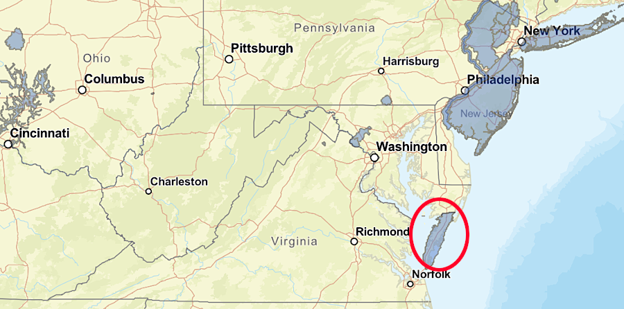 the only designated sole source aquifer in Virginia is the Columbia and Yorktown-Eastover Multiaquifer System on the Eastern Shore