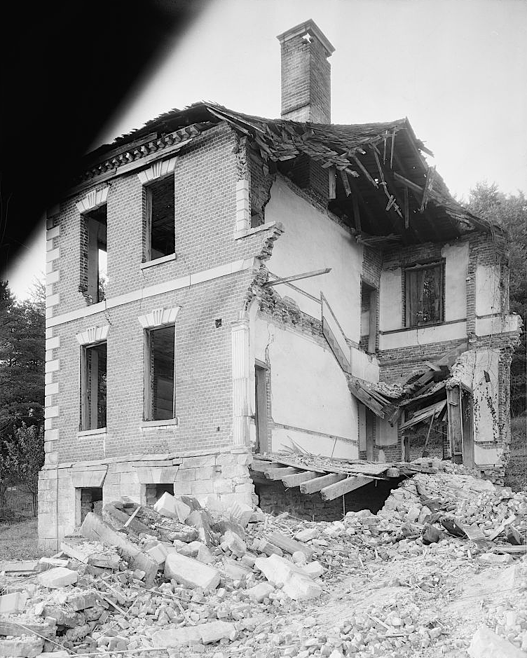 the house of Foushee Tebbs was demolished in 1934-35